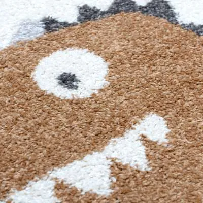 Amber dino rug