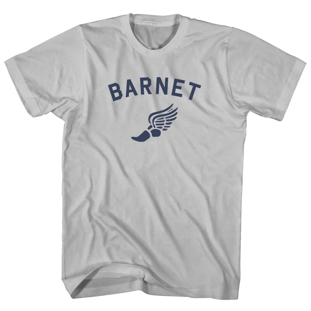 Barnet Running Track Winged Foot Adult Cotton T-shirt