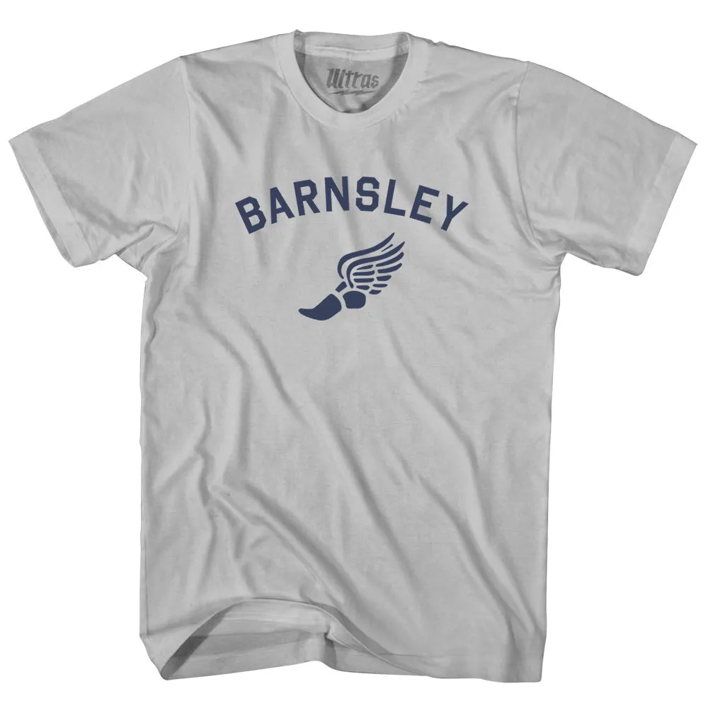 Barnsley Running Track Winged Foot-Adult Cotton T-shirt