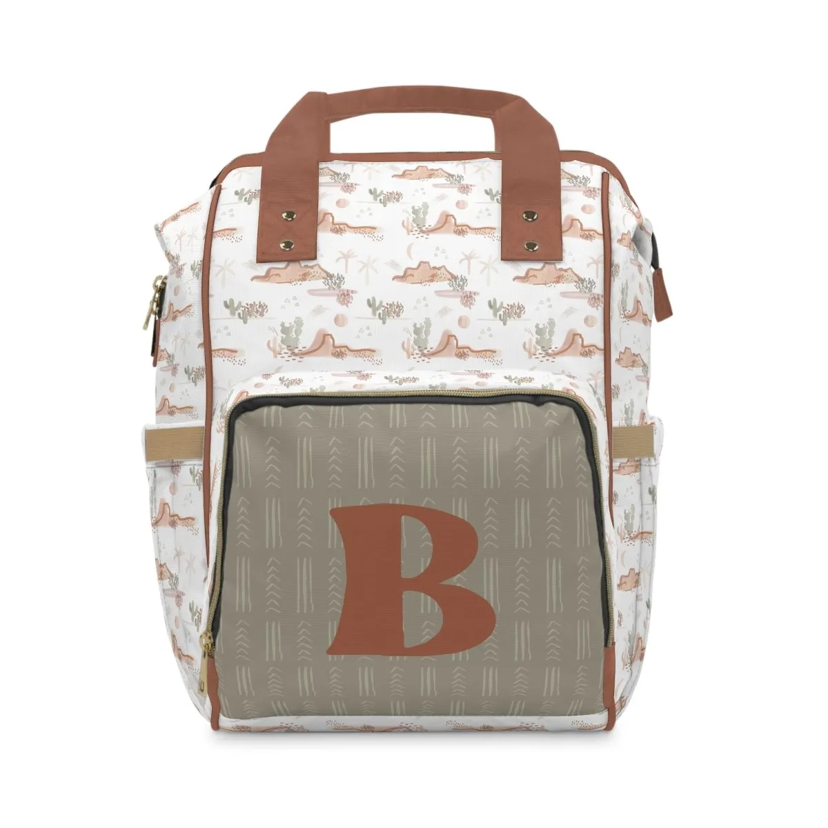 Boho Desert Personalized Backpack Diaper Bag