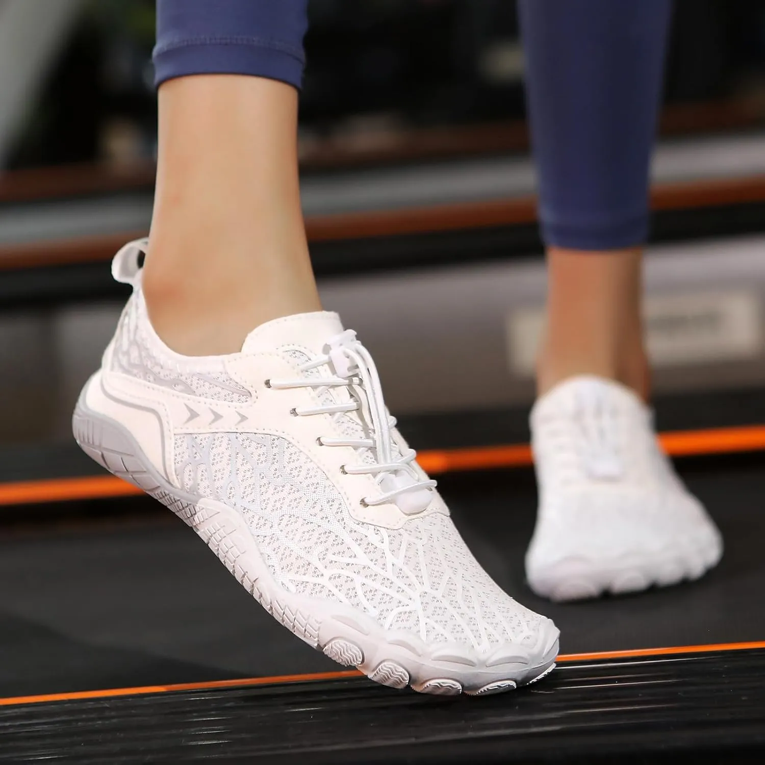 Breathable Barefoot Shoes for Women Men Breathable Waterproof Water Shoes, Lightweight Quick Dry Minimalist Footwear Zero Drop Trail Running Boots Footwear with Non-Slip Sole & Wide Toe Box