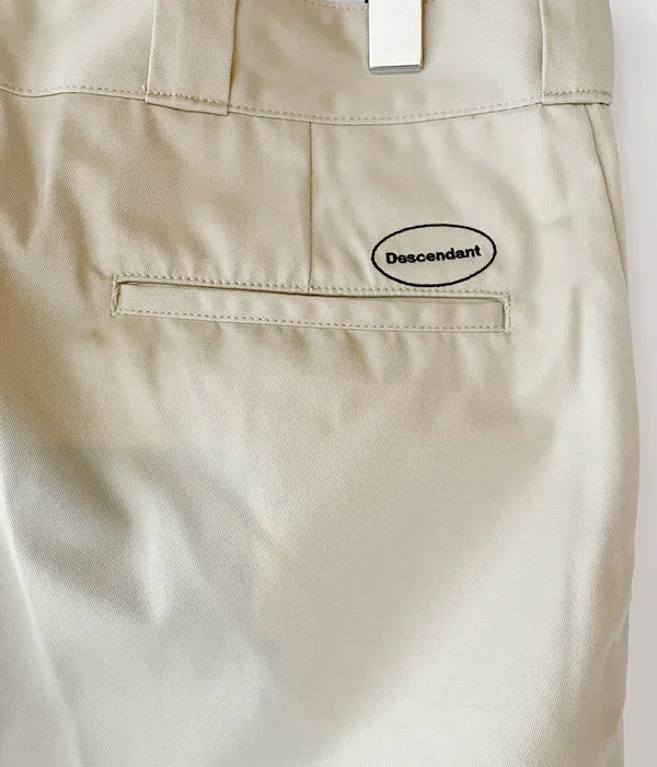 DESCENDANT/DW-19 TC TWILL WORK TROUSERS ANTISTATIC (BEIGE)
