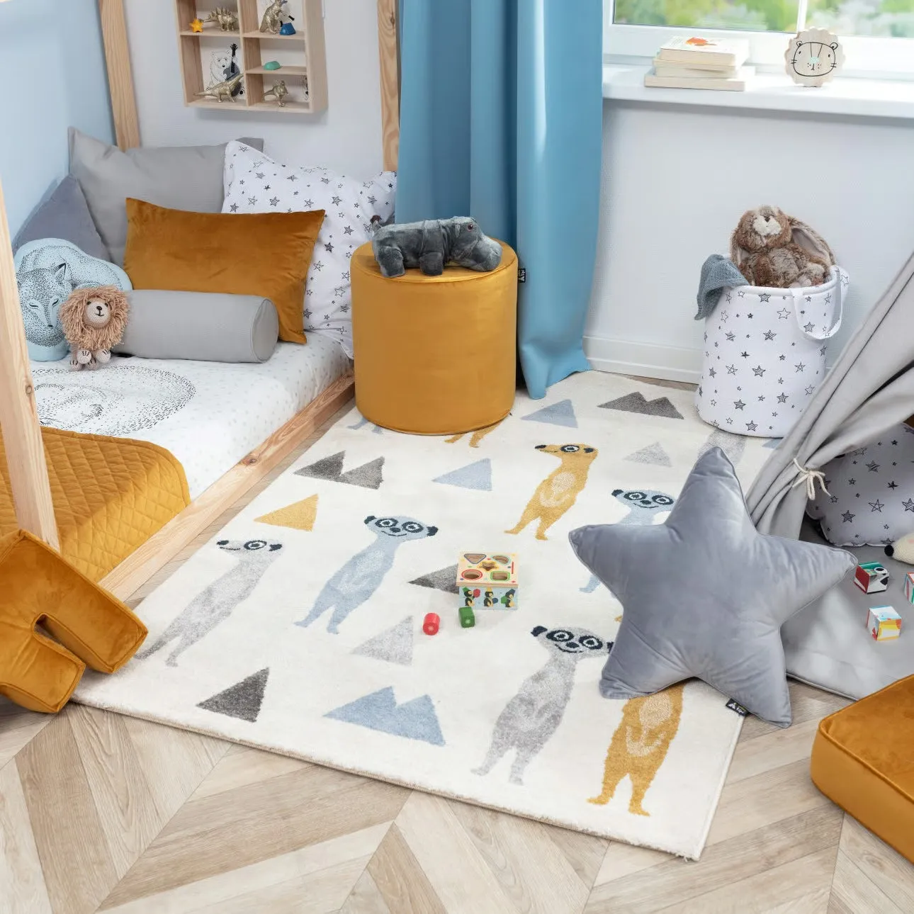 Funny Meerkat rug