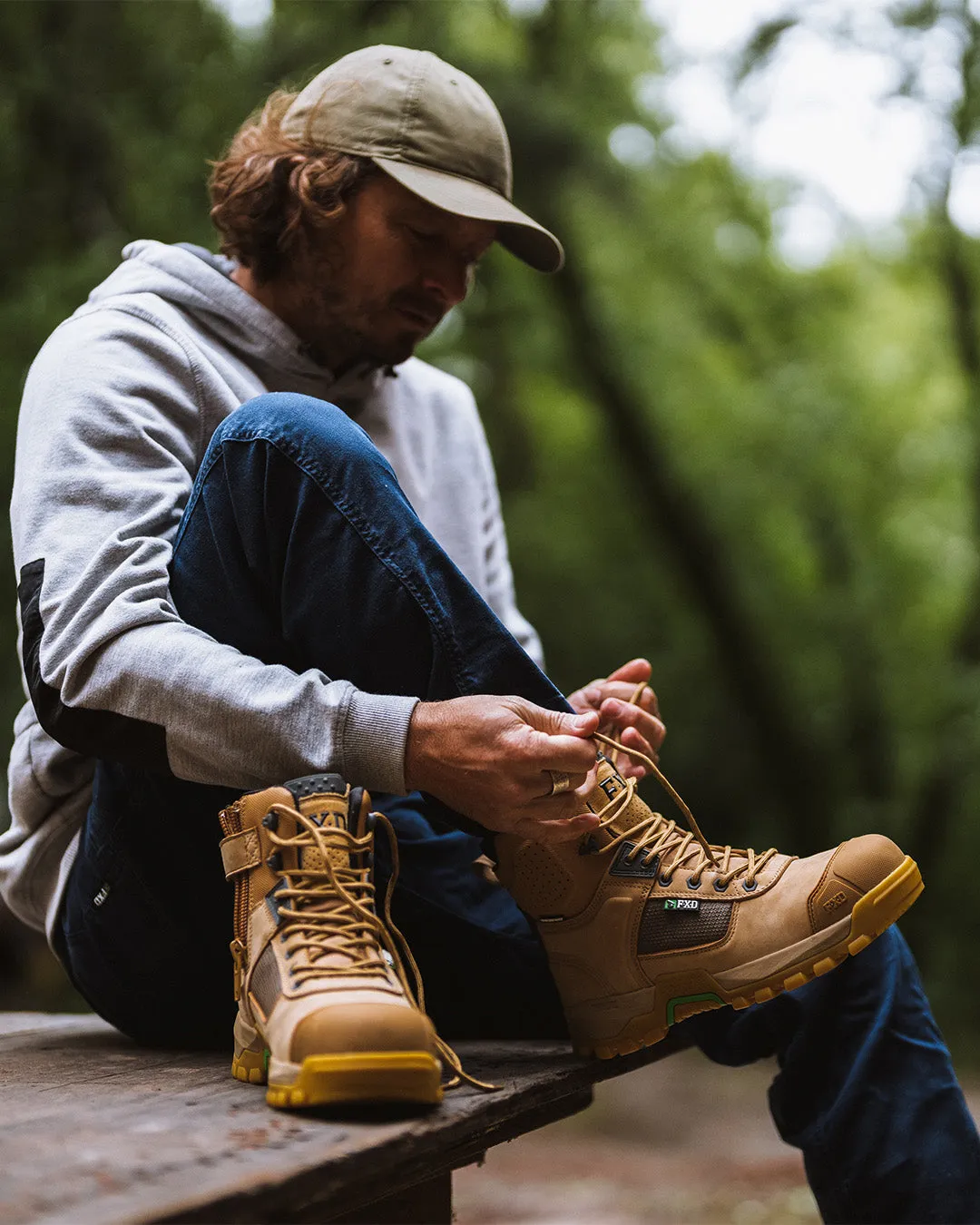 FXD WB-1WP Waterproof Composite Toe Zip Side Safety Boot