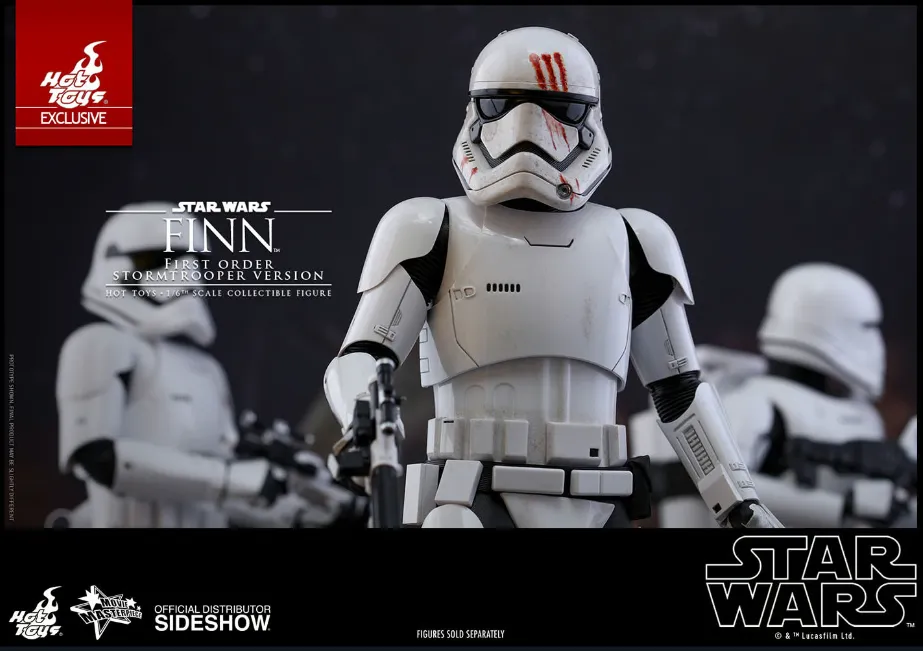HOT TOYS STAR WARS EPISODE VI THE FORCE AWAKENS FINN FIRST ORDER STORM TROOPER EXCLUSIVE- MMS367