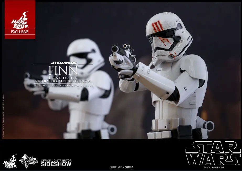 HOT TOYS STAR WARS EPISODE VI THE FORCE AWAKENS FINN FIRST ORDER STORM TROOPER EXCLUSIVE- MMS367