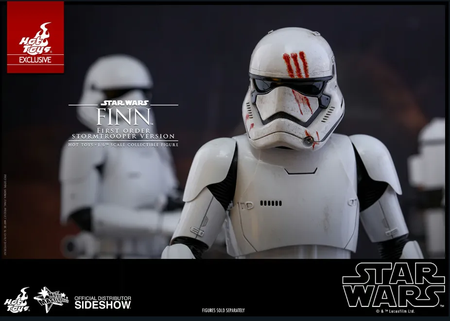 HOT TOYS STAR WARS EPISODE VI THE FORCE AWAKENS FINN FIRST ORDER STORM TROOPER EXCLUSIVE- MMS367
