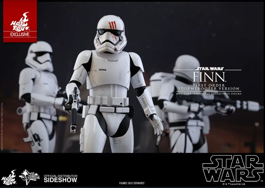 HOT TOYS STAR WARS EPISODE VI THE FORCE AWAKENS FINN FIRST ORDER STORM TROOPER EXCLUSIVE- MMS367