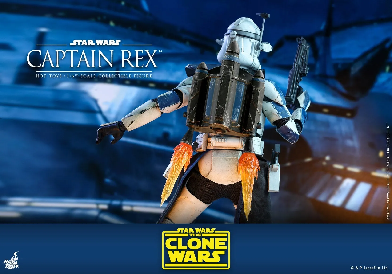 Hot Toys - TMS018 - Star Wars: The Clone Wars - 1/6 Captain Rex Collectible Figure
