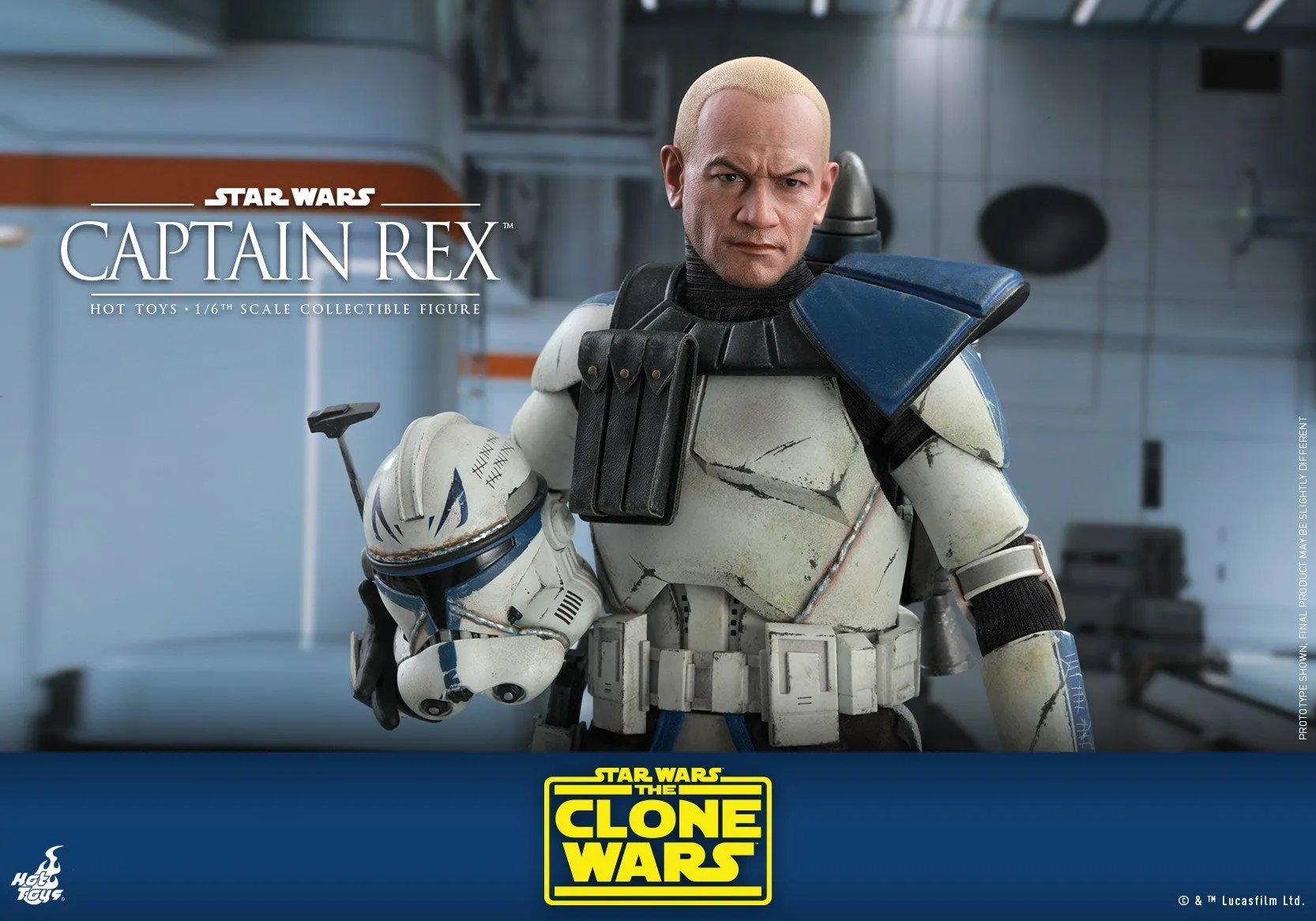 Hot Toys - TMS018 - Star Wars: The Clone Wars - 1/6 Captain Rex Collectible Figure