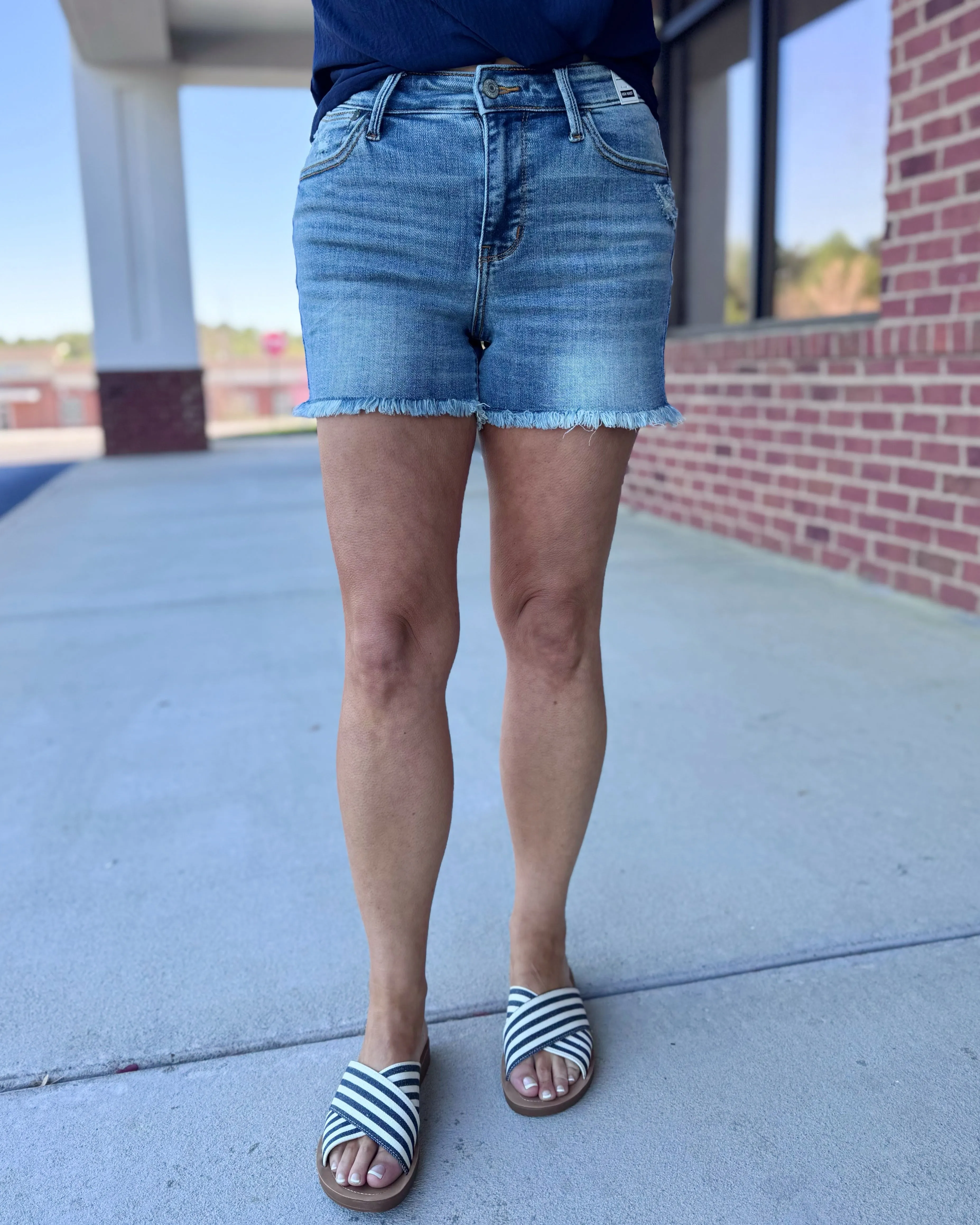 Judy Blue REG/CURVY Vintage Wash Shorts