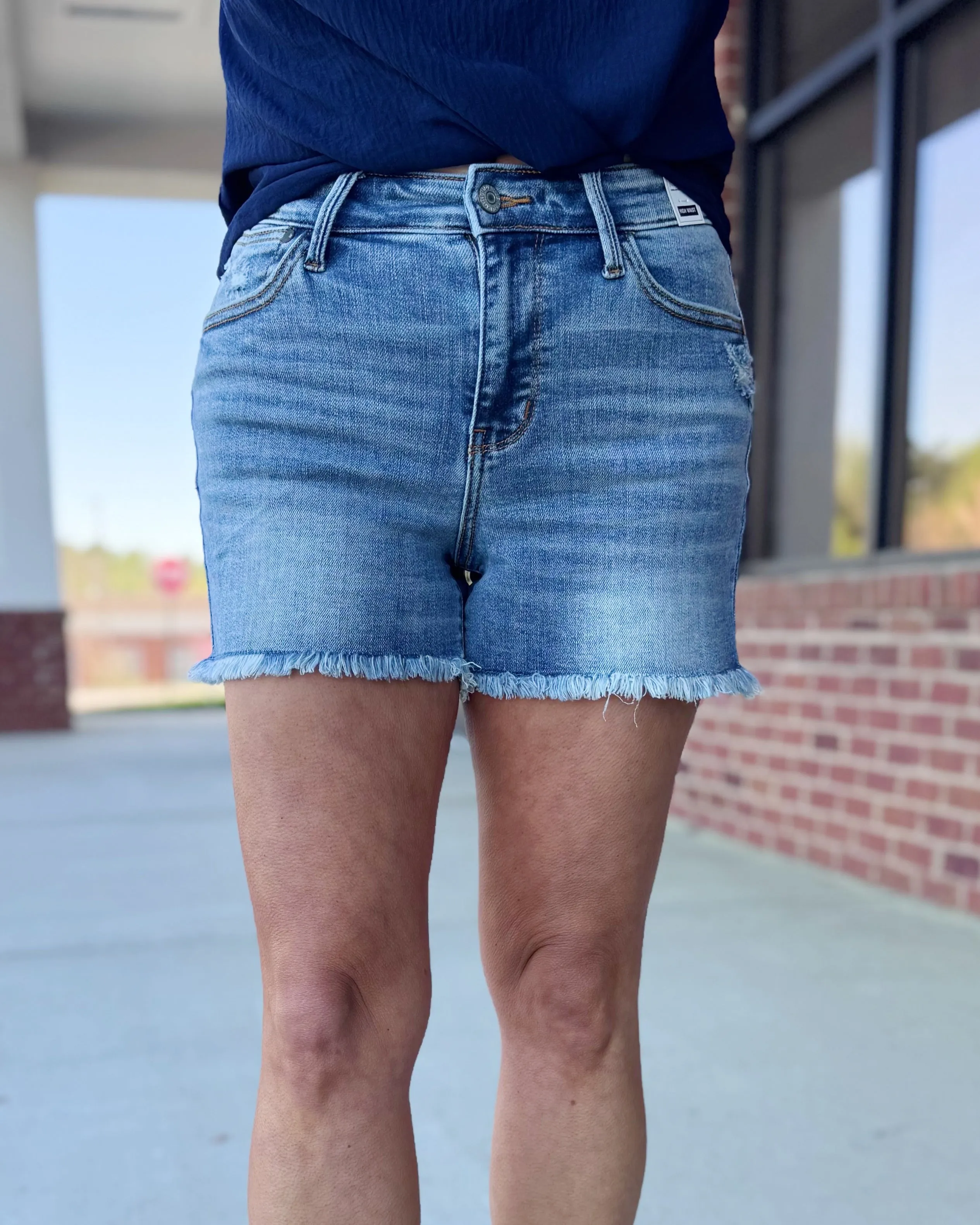 Judy Blue REG/CURVY Vintage Wash Shorts