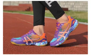 Lightweight Tennis Shoes, Colorful Couple Shoes, Wear-Resistant Non-Slip Badminton Shoes, Competition Training Sports Shoes