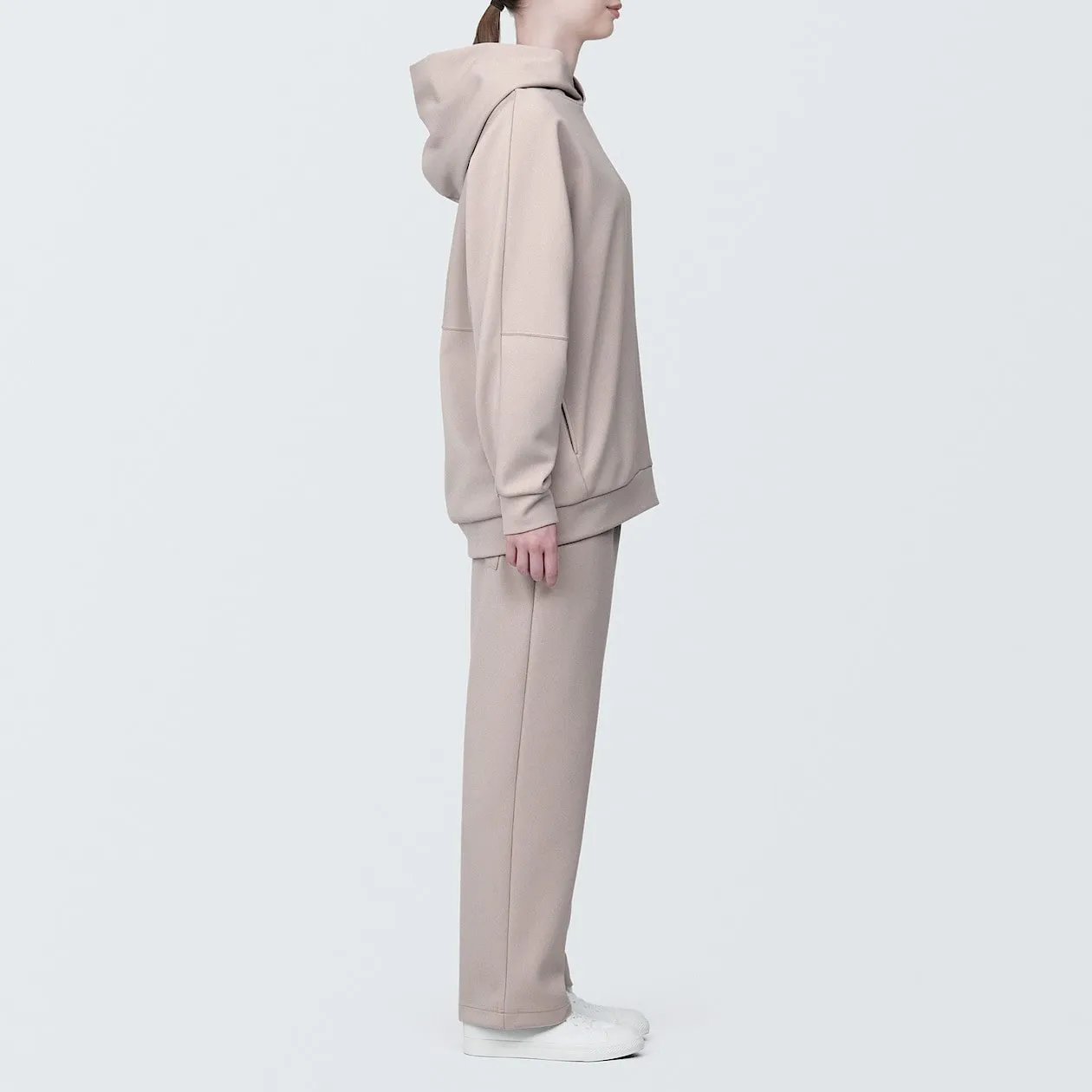 MUJI Labo Water Repellent Double Knitted Hoodie