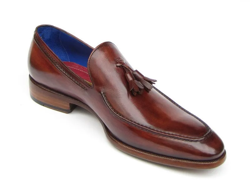 Paul Parkman Men's Brown Tassel Loafers