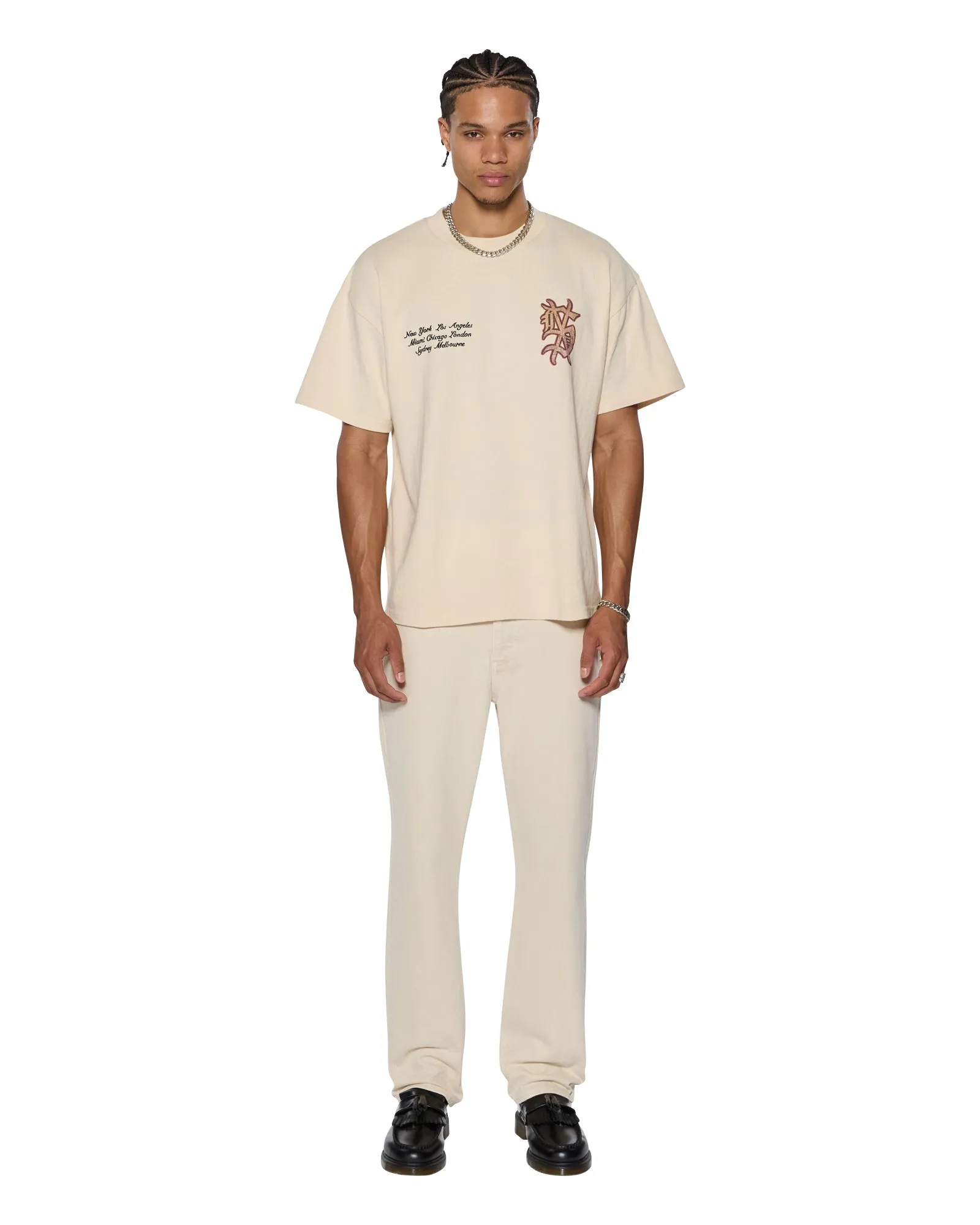 PLAYOFF EKCESS SS TEE DUSTY DESERT
