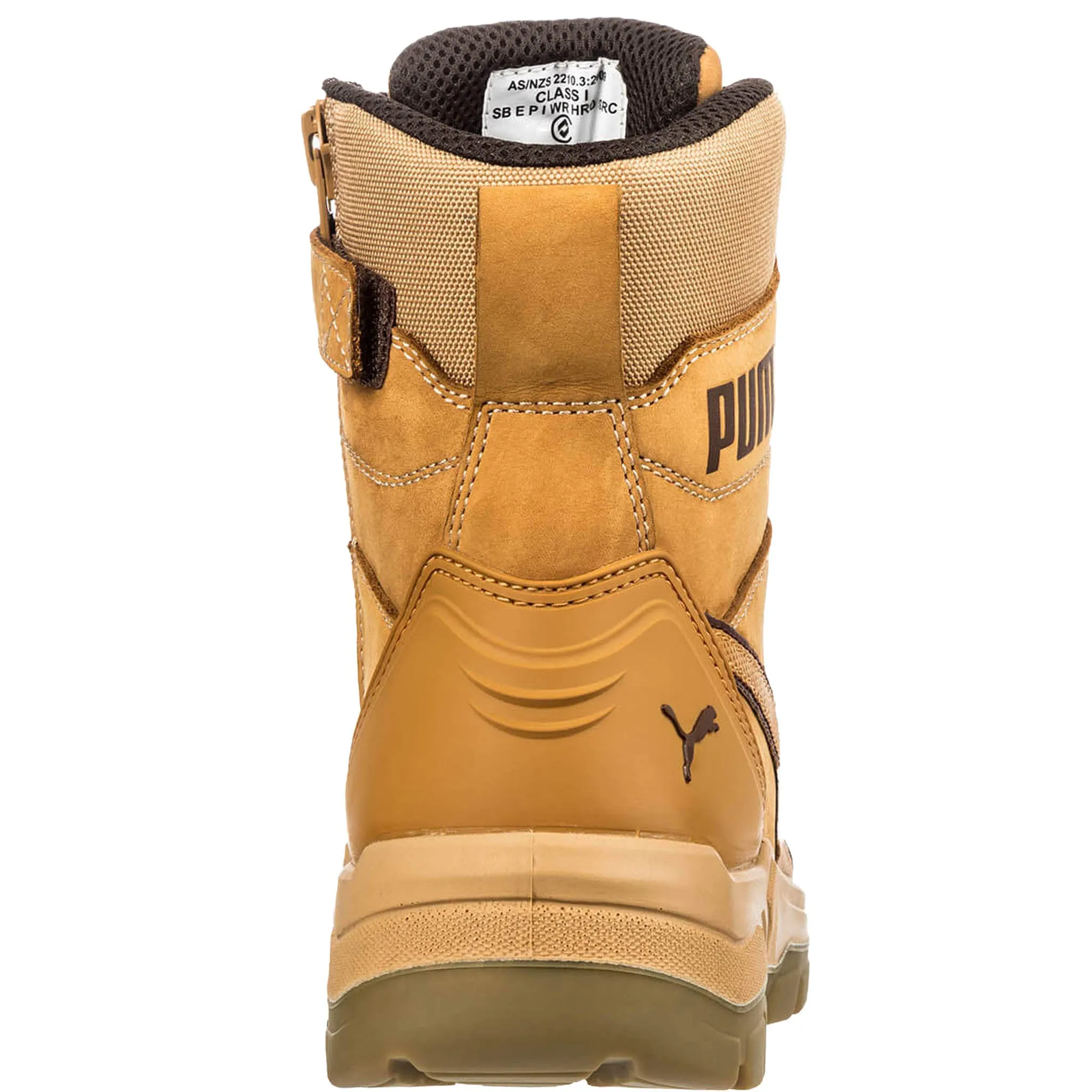 Puma Women's 630565 Conquest Wheat 7" Waterproof Composite Safety Toe Metal Free Work Boots