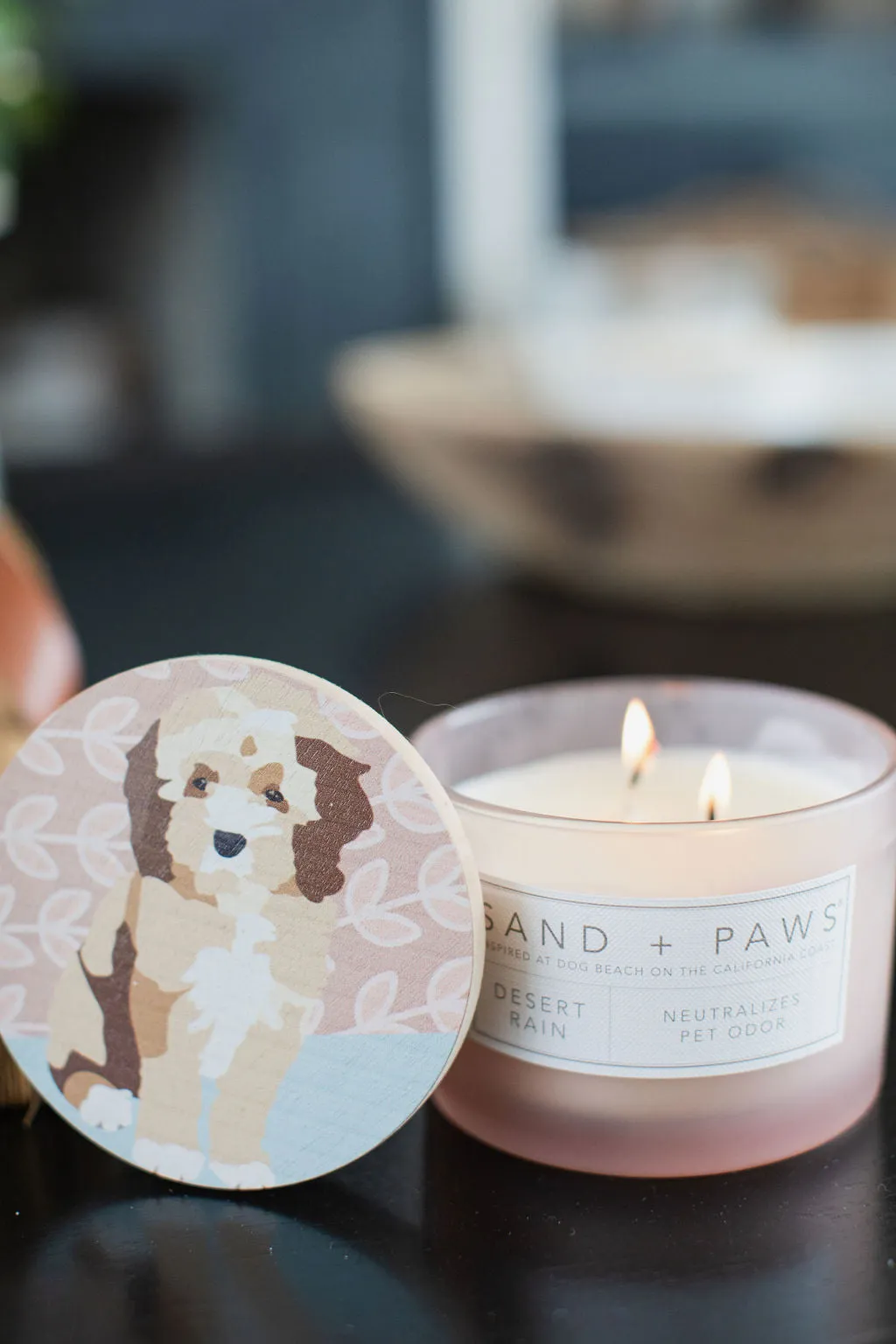 Sand   Paws Desert Rain 12 oz scented candle