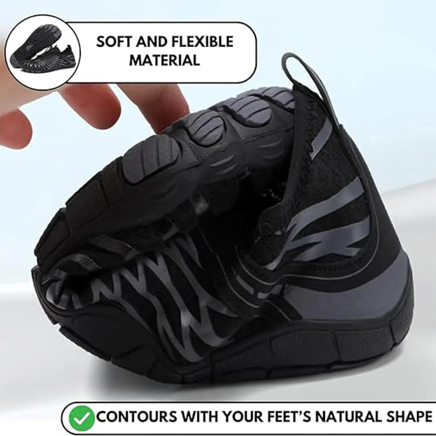 StoneLiquid Outlivia Barefoot Shoes, Hike Women Footwear Walking Shoes with Wide Toe Box