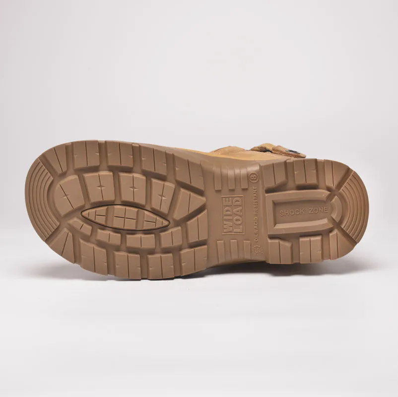 Wide Load 690WZC Wheat 6 Inch Zip Composite Cap Safety Boot