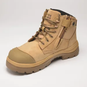 Wide Load 690WZC Wheat 6 Inch Zip Composite Cap Safety Boot