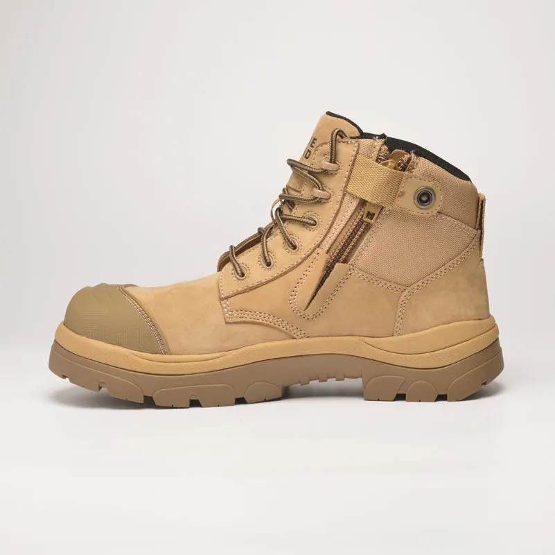 Wide Load 690WZC Wheat 6 Inch Zip Composite Cap Safety Boot