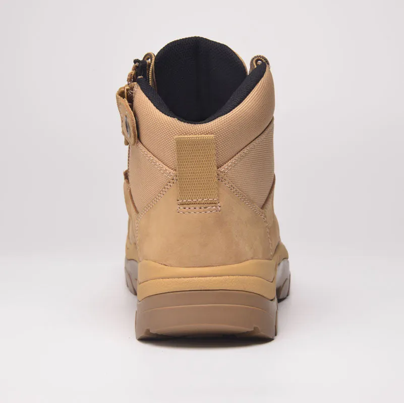 Wide Load 690WZC Wheat 6 Inch Zip Composite Cap Safety Boot