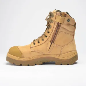 Wide Load 890WZC Wheat 8 Inch Zip Composite Cap Safety Boot