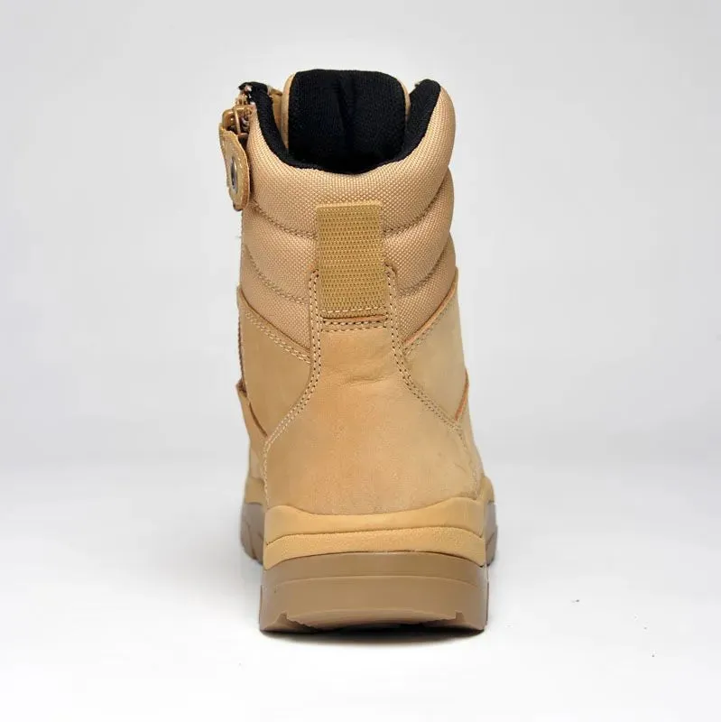 Wide Load 890WZC Wheat 8 Inch Zip Composite Cap Safety Boot